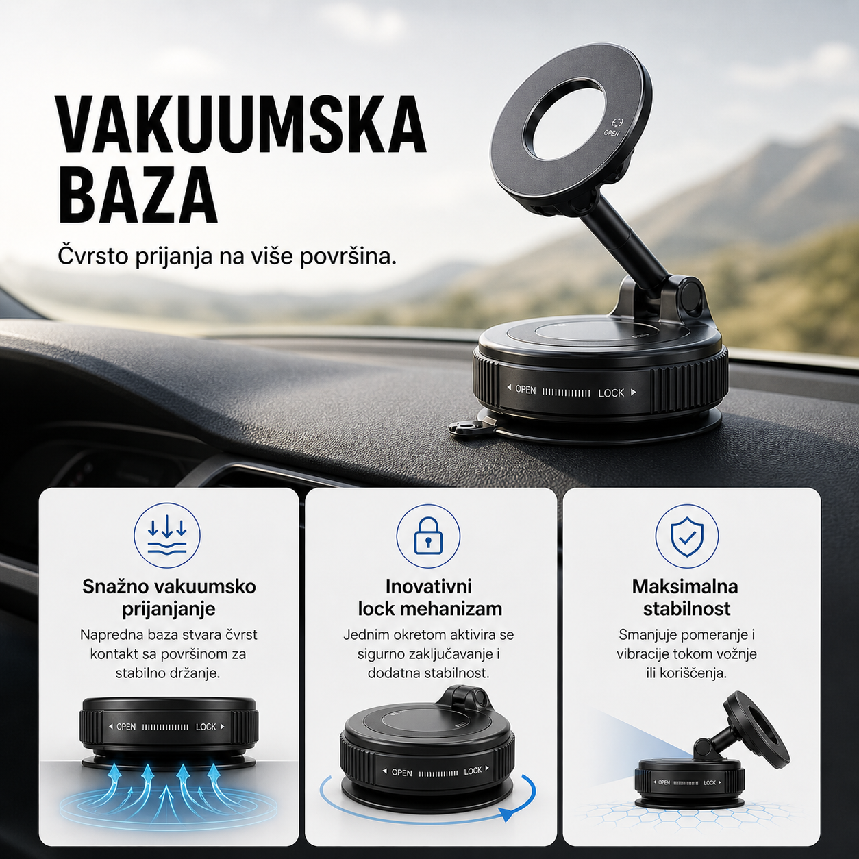 Magnetni držač za telefon