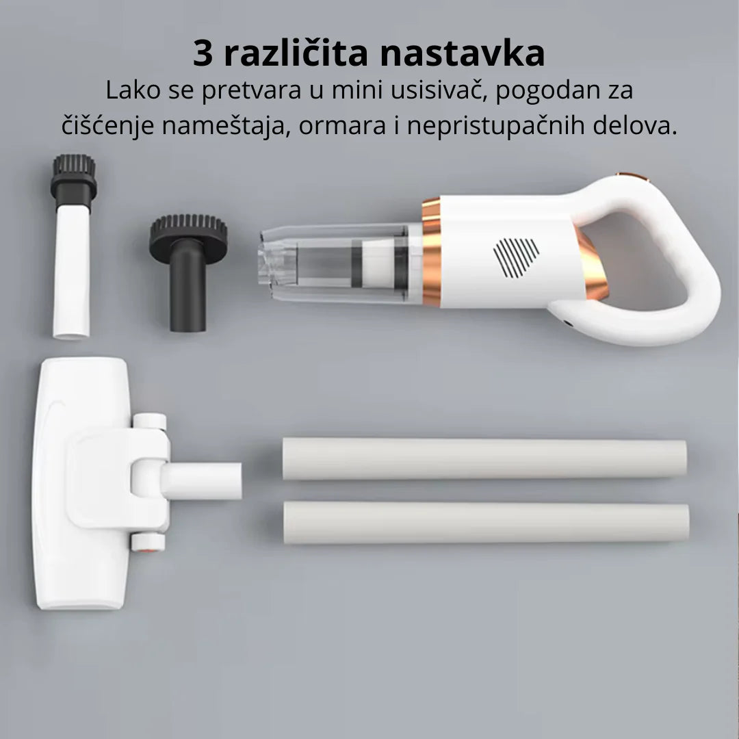 Bežični štapni usisivač 3 u 1