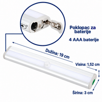 Bežično LED svetlo sa senzorom pokreta